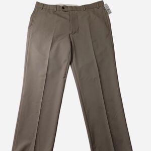 Brooks Brothers Pants Mens 38x32 Madison Fit Wool Dress Trousers Taupe Flat Fron